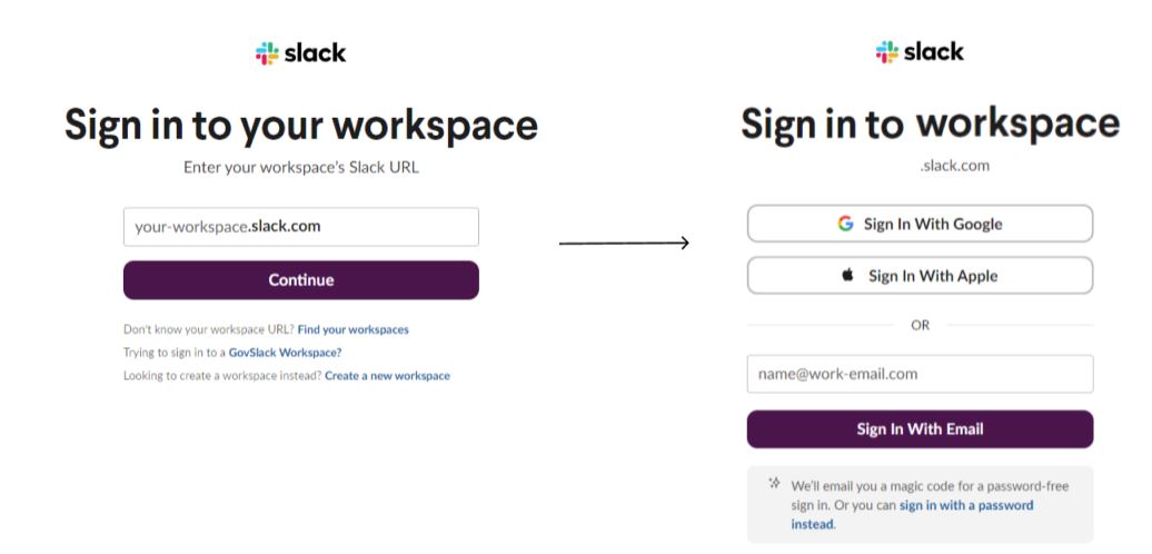 Slack workspace